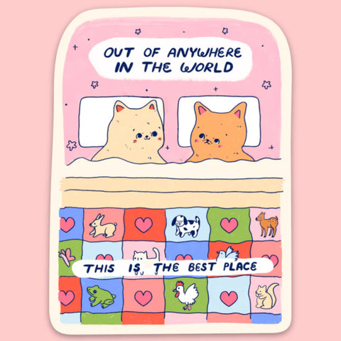 Sticker - The Best Place