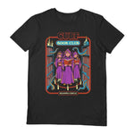 Cult book club black t-shirt Steven Rhodes