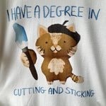 Cutting And Sticking - Leeds Arts Uni T-Shirt Competition