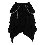 ACDC Rag Skirt - Japanese Import - Cross Chain (Black)