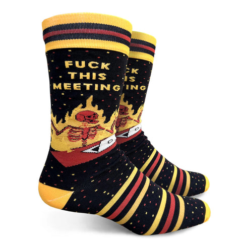 Mens Socks - F*** This Meeting