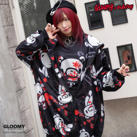 ACDC Rag Hoodie - Japanese Import - Gloomy Bear - Black