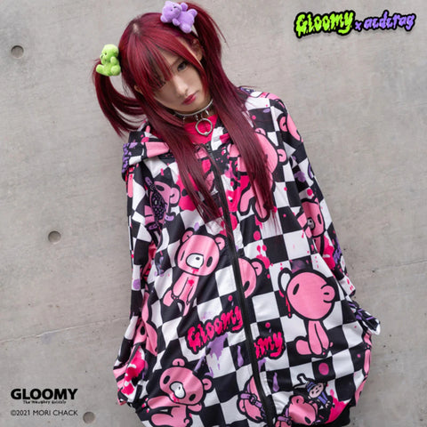 ACDC Rag Hoodie - Japanese Import - Gloomy Bear - Checkered