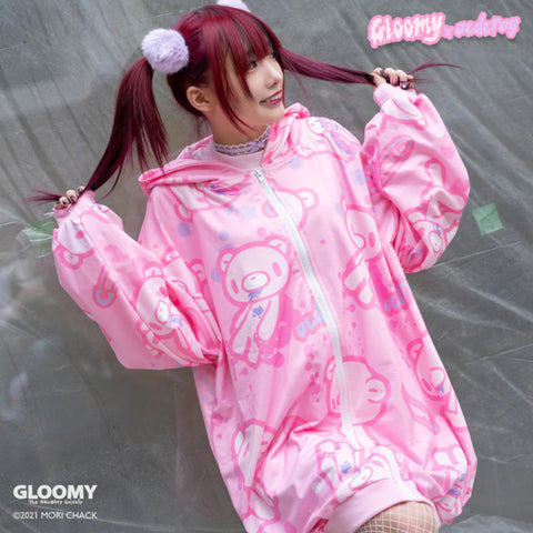 ACDC Rag Hoodie - Japanese Import - Gloomy Bear - Pink