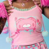 ACDC Rag Camisole - Japanese Import - Gloomy Bear (Pink)