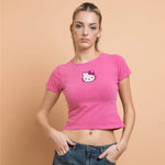 Hello Kitty pink Sanrio crop top