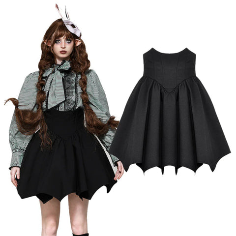 Batwing High-Waisted Skirt