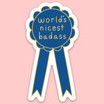 Sticker - Badass Ribbon