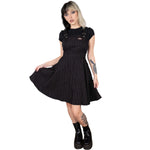 Pinstripe Pinafore Dress