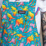 Rainbow Dinosaur Pinafore Dress