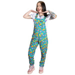 Rainbow Dinosaur Dungarees