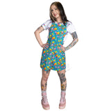 Rainbow Dinosaur Pinafore Dress