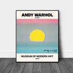 A4 Print - Warhol - Turquoise Sunset