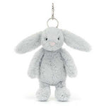 jellycat bashful silver bunny bag charm