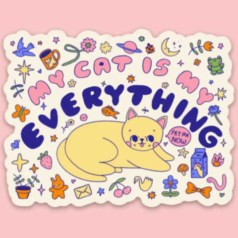 cat lover sticker