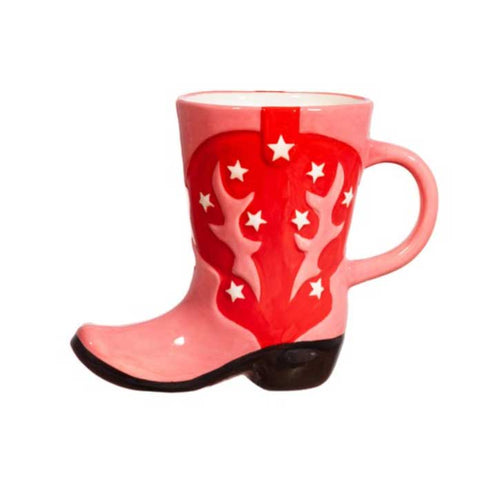 cowboy boot mug