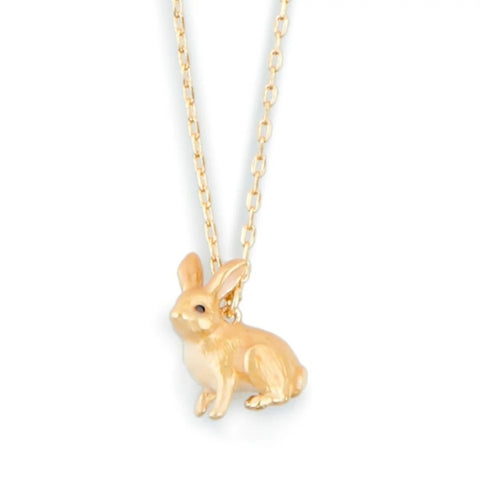 Enamel Rabbit Pendant