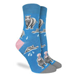 Womens Socks - Hippos