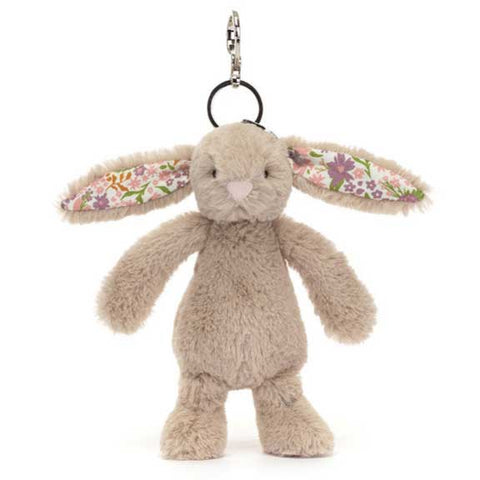 jellycat petal bunny bag charm