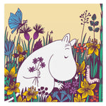 moomin birthday card garden