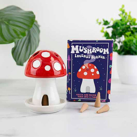 mushroom incense burner