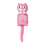 Cat Clock - Pink Bowtie