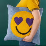 smiley face cushion