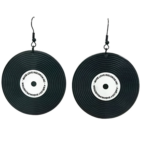 Earrings - Vinyl Records