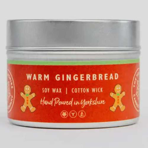 warm gingerbread candle