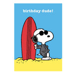 Birthday Card - Snoopy - Birthday Dude